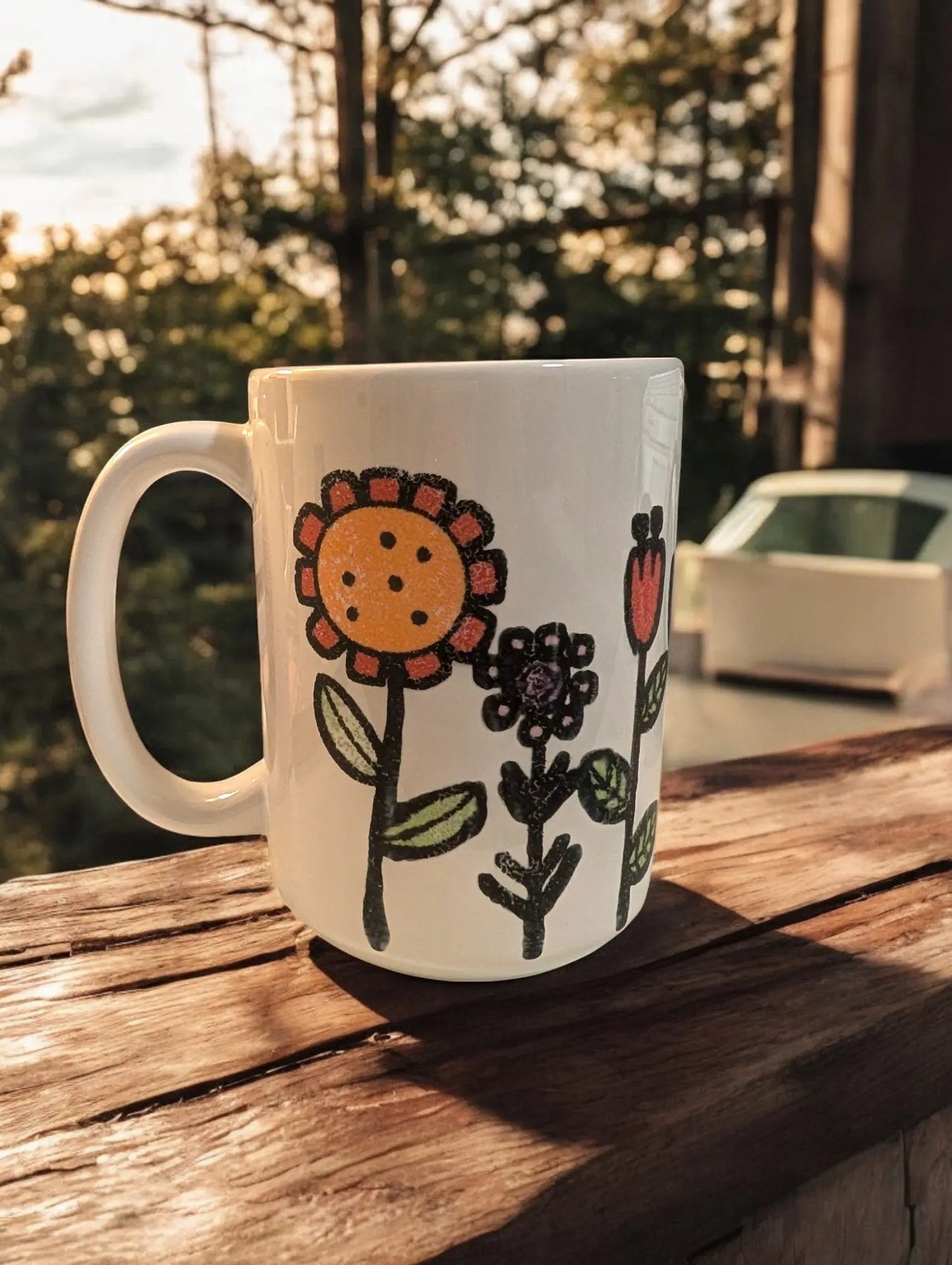 Botanical Reverie Ceramic Mug - VirtudSee