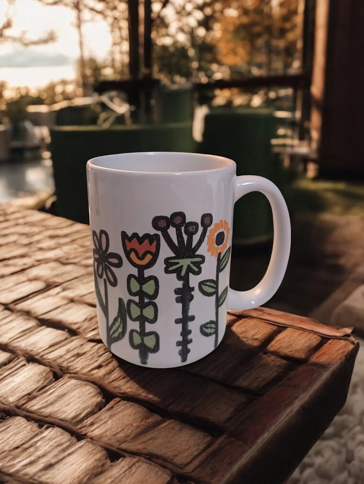 Botanical Reverie Ceramic Mug - VirtudSee