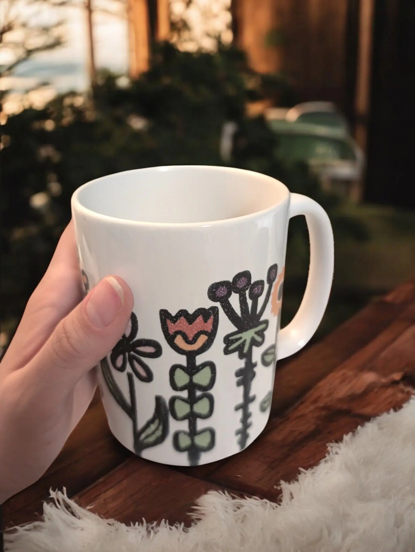 Botanical Reverie Ceramic Mug - VirtudSee