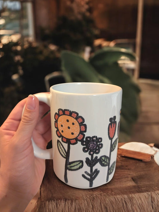 Botanical Reverie Ceramic Mug - VirtudSee