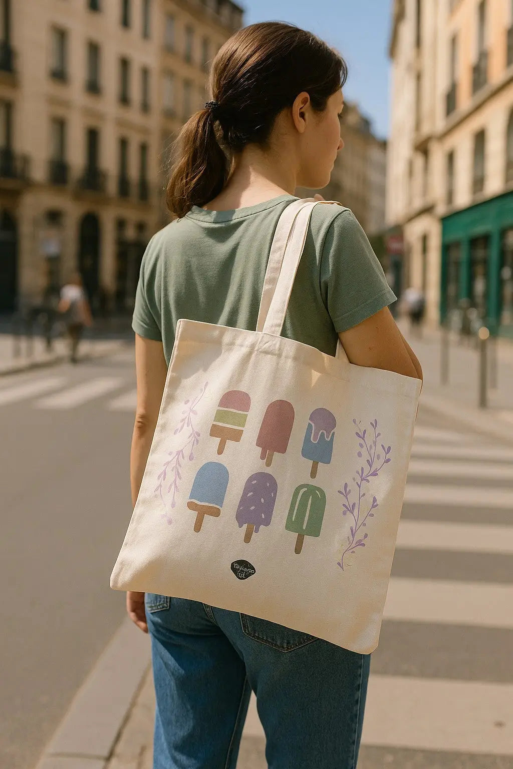 UV-Reactive "Melting Warning" Tote Bag VirtudSee